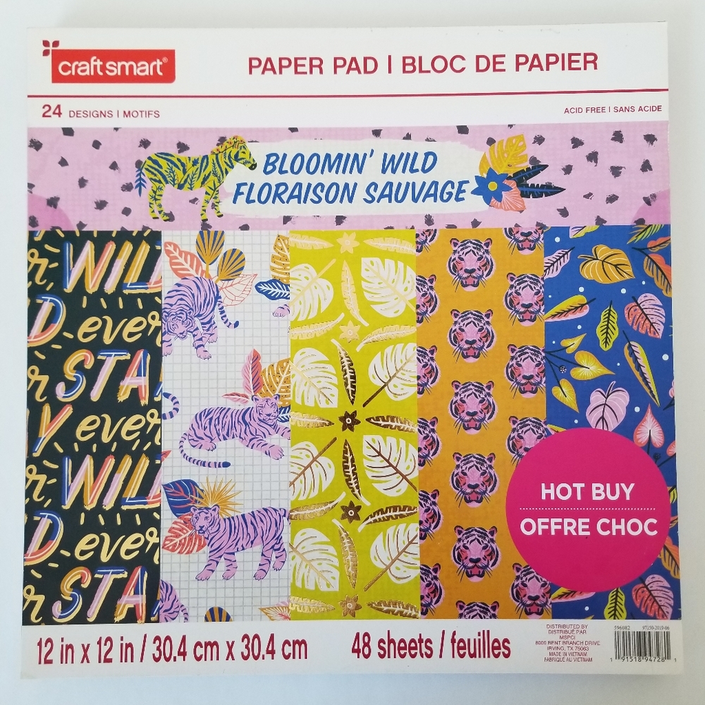 Paper Pad Bloomin' Wild by Craft Smart